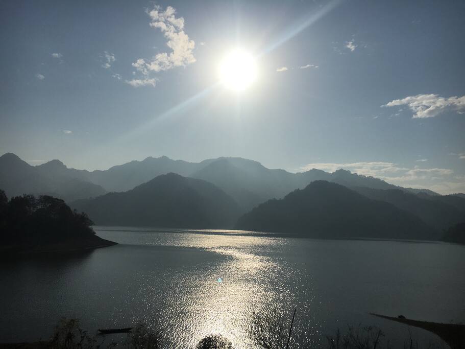 卧室的露台风景