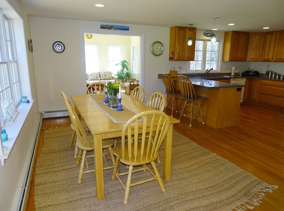 Dining area open concept house
