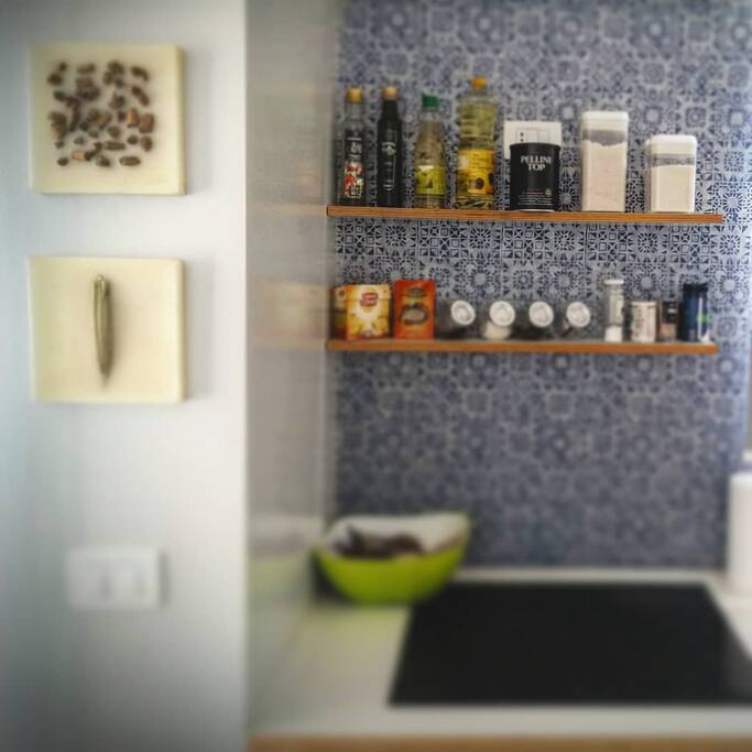 ...il profumo speziato dell'angolo cucina.