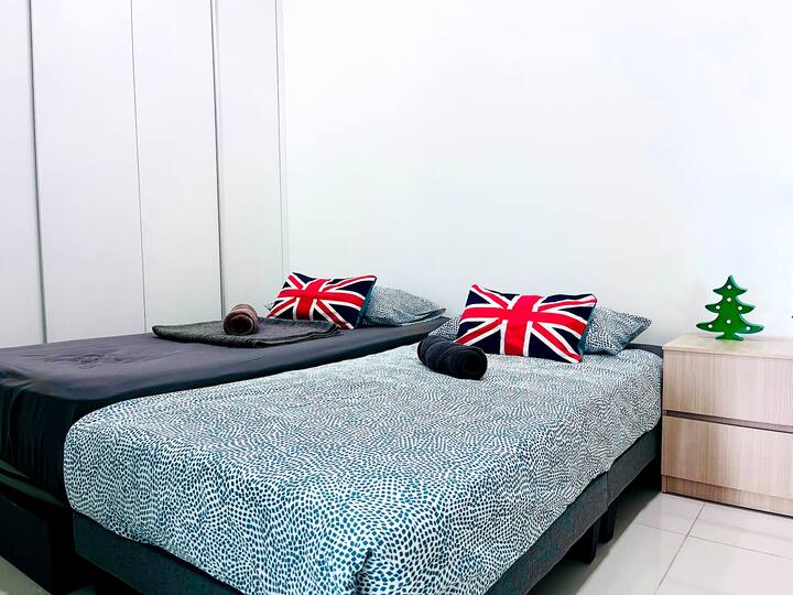 2 krevate tek në +1 dhomë