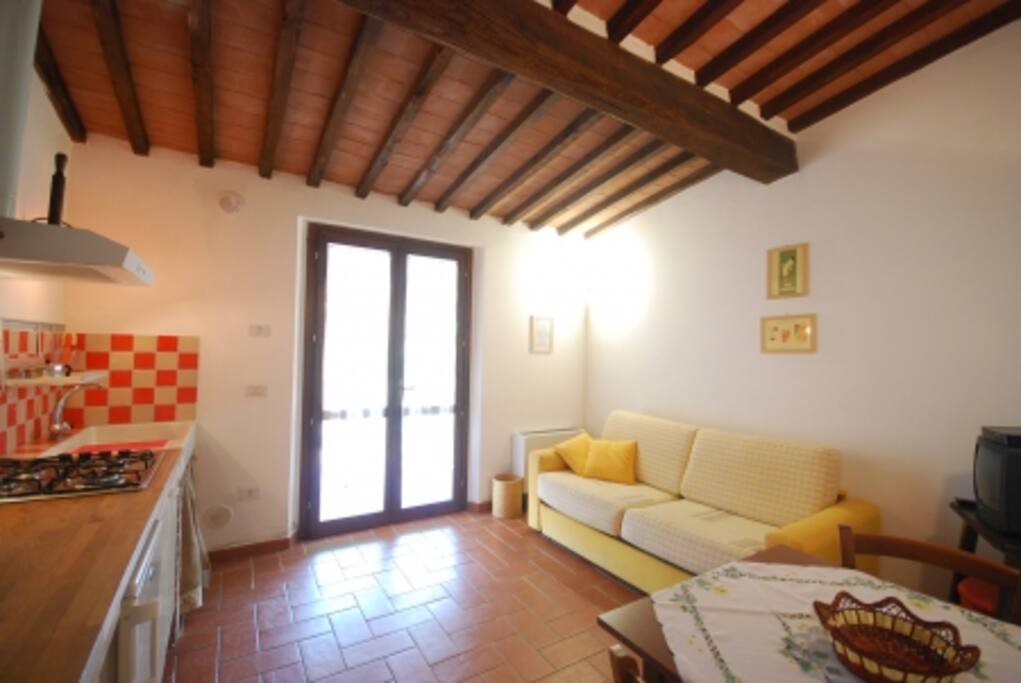 Living-room with sofabed for 2