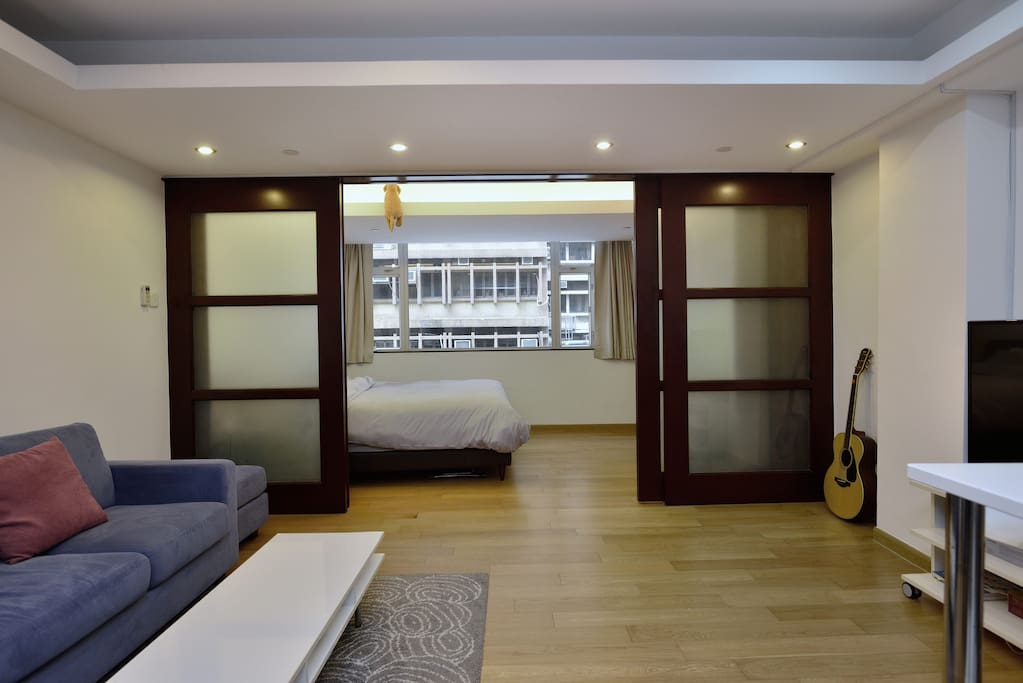 Stylish cozy apartment with large living room