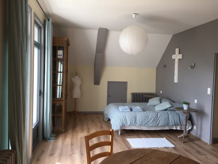 双人卧室2楼，海边 