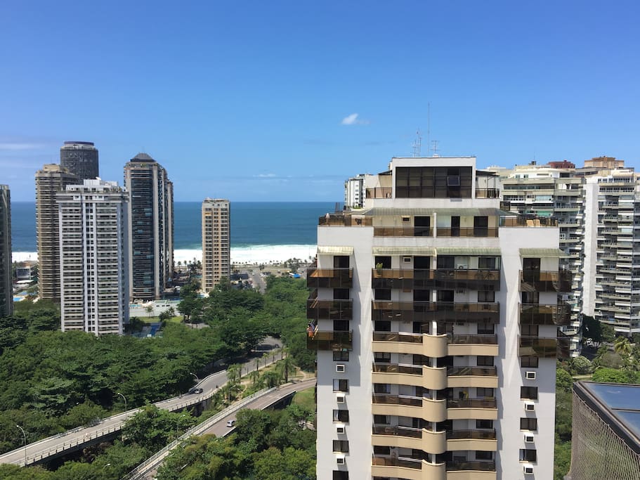 Vista da cobertura - Praia da Barra da Tijuca