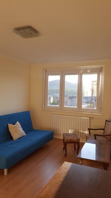 Bedroom with sofa bed