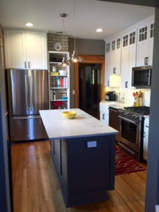 Completely remodeled modern kitchen