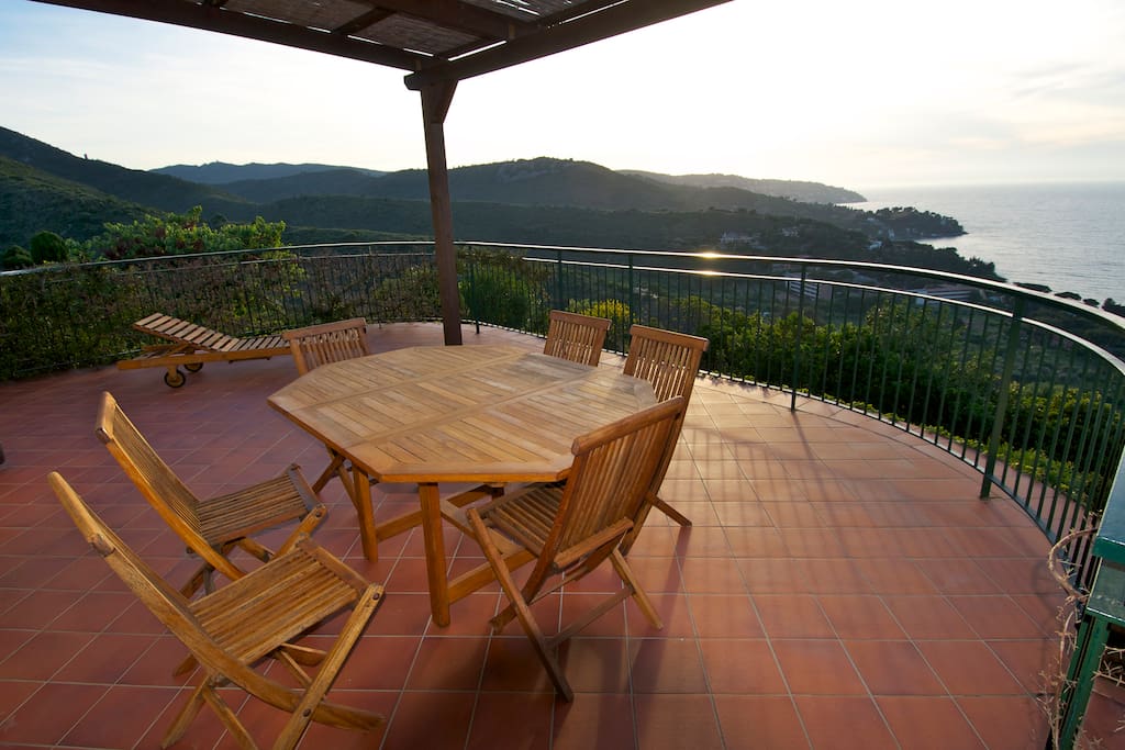 Terrace sea view