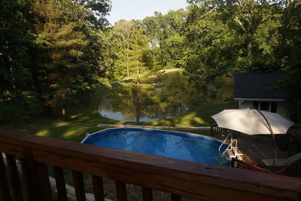 Deck View over pool