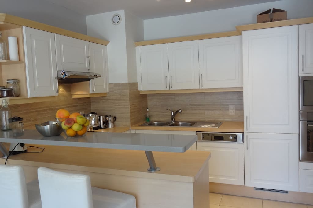Open plan kitchen