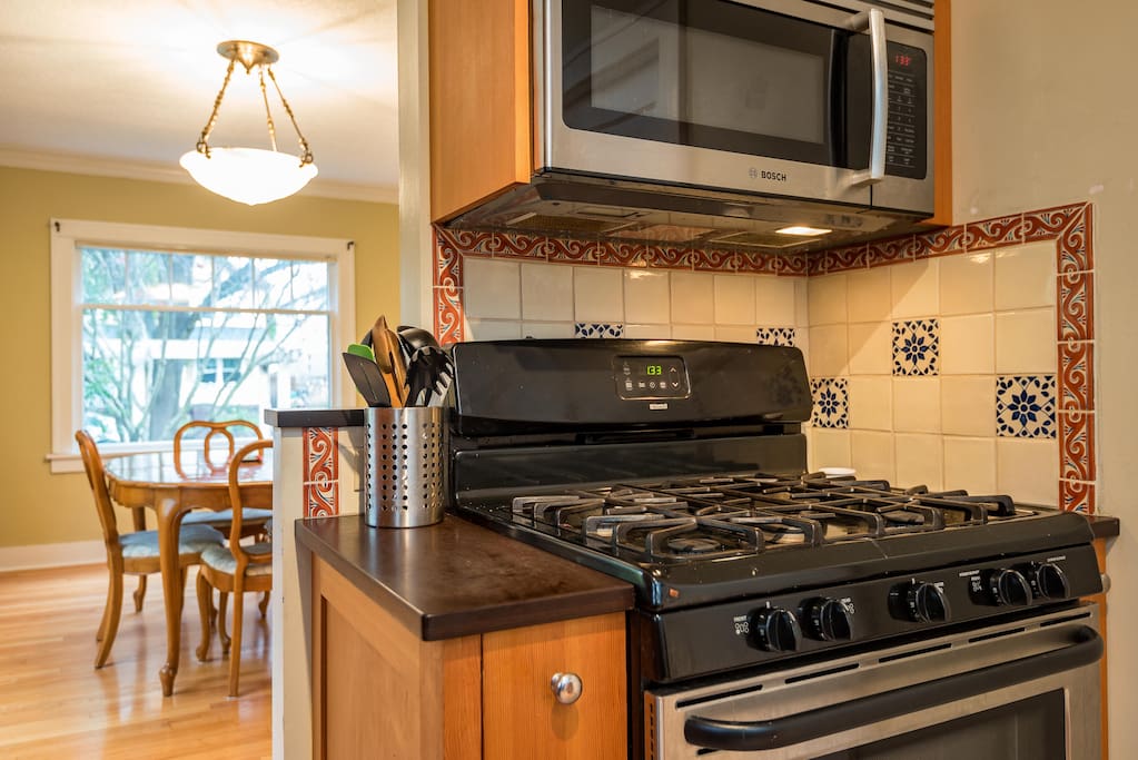 You're welcome to use the kitchen.