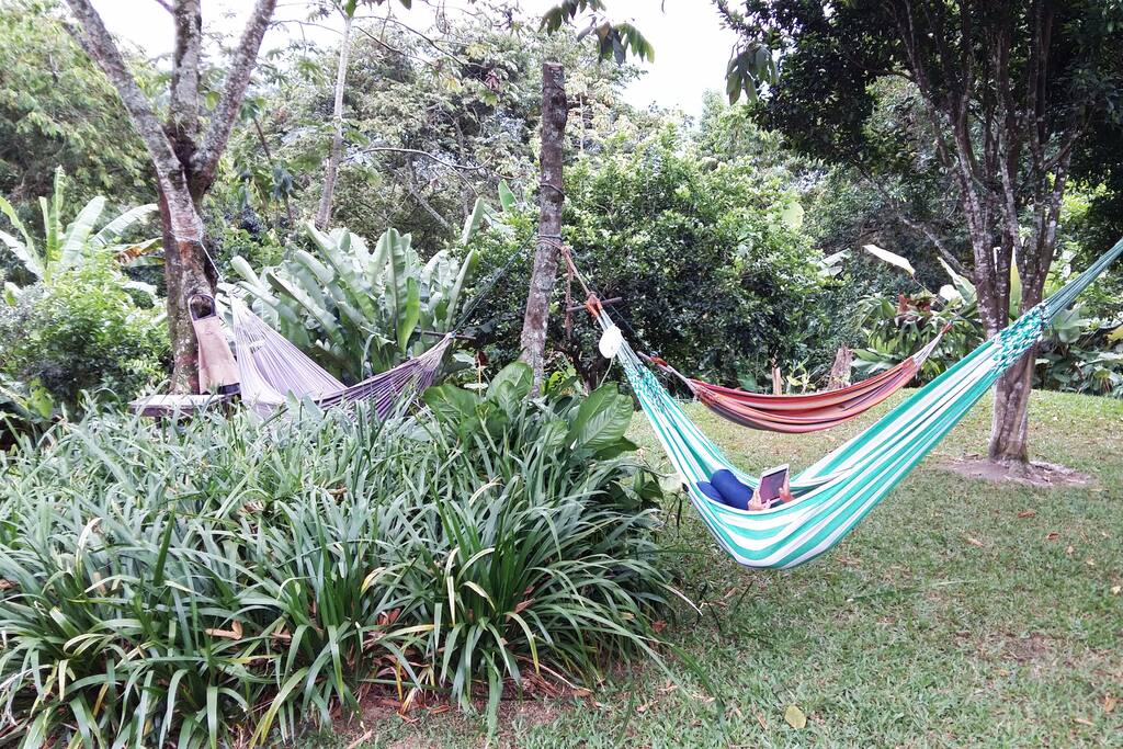 Para reposar en medio de la naturaleza.