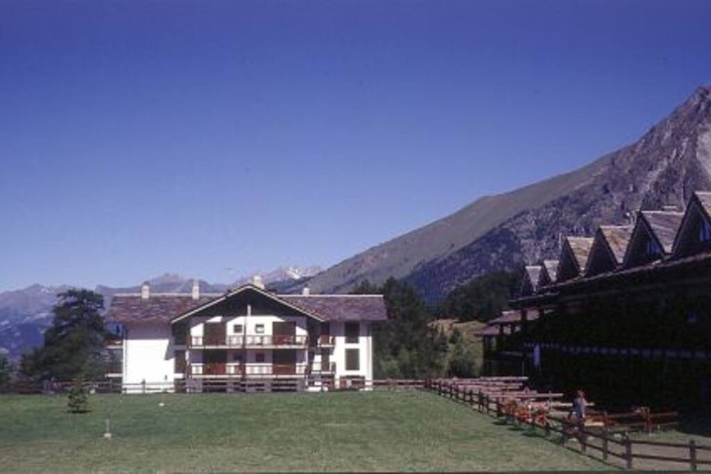 palazzina in cui si trova la casa di Greta
