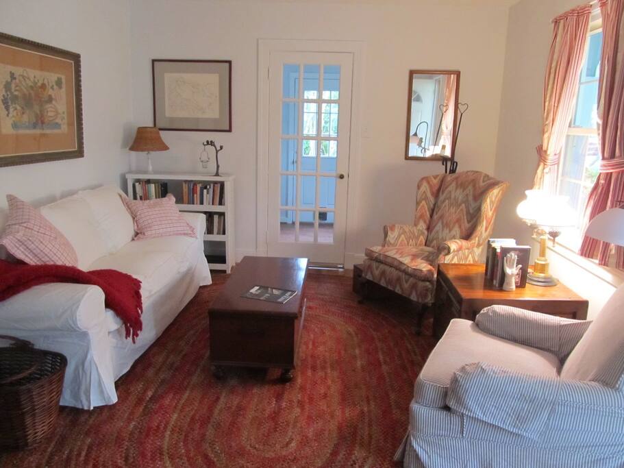 cozy well-lit living room