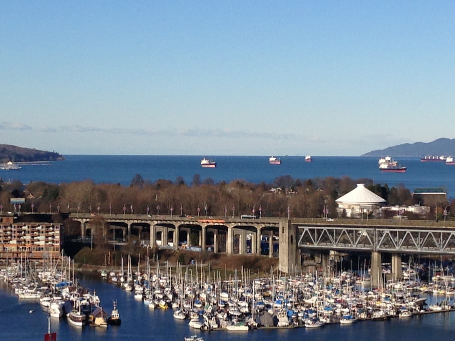 View West Vancouver Island and Burrard Inlet