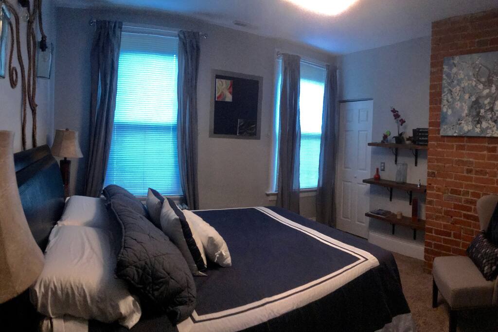 Comfortable and Cozy Bedroom with Closet
