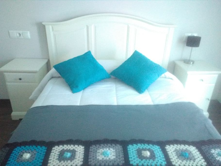 La cama es súpercomoda.