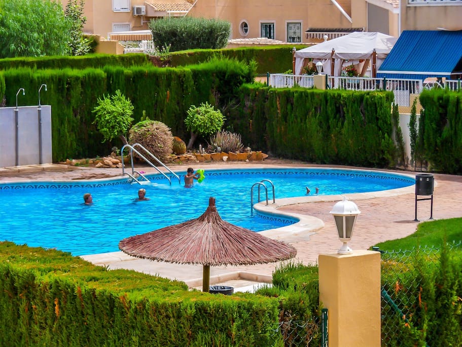 Main pool opposite house