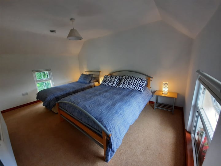 ComfortableTwin bedroom  upstairs 