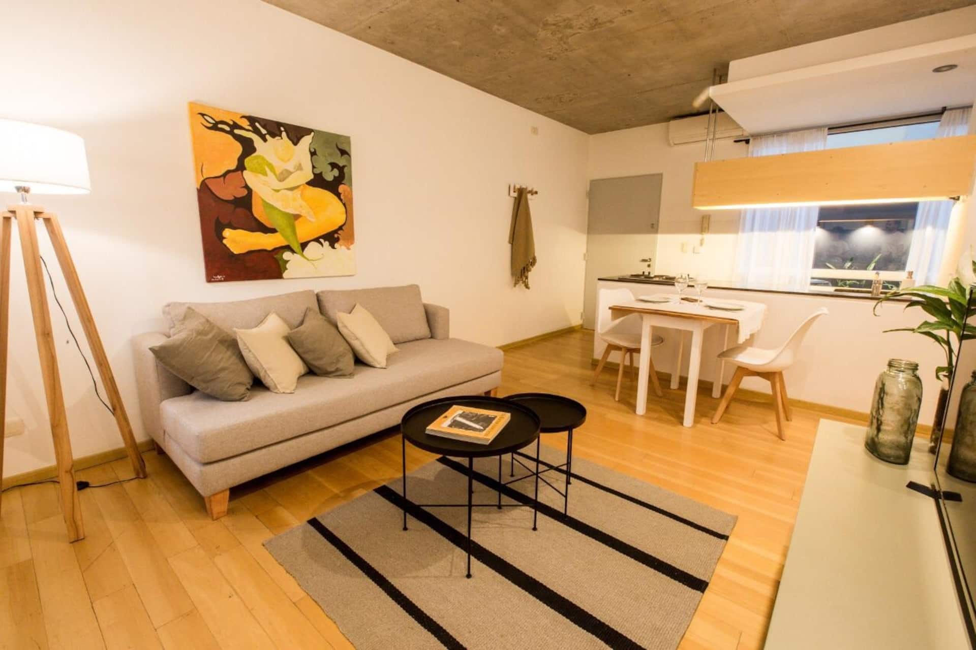 Departamento de 1 dormitorio con patio privado en Palermo Hollywood