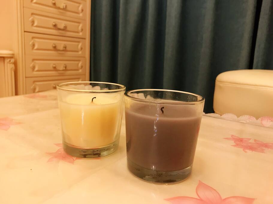 宜家香薰蜡烛,有调调的客官可以来一个烛光晚餐。