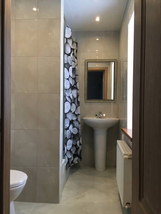 a shower