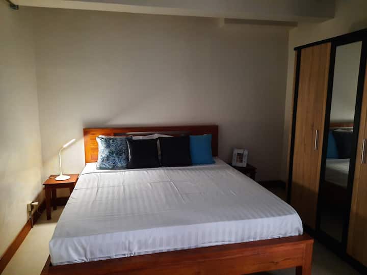 Bedroom located on the ground floor.