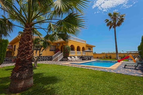 Spacious Chalet with large pool and garden