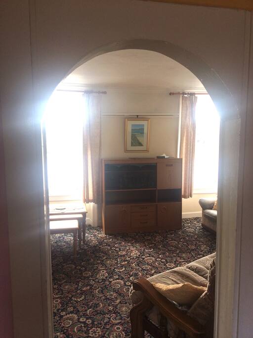 Living room overlooking the River Ness