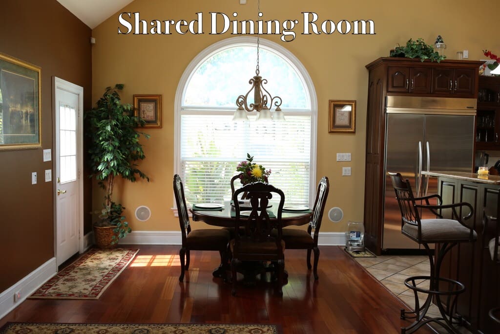 Small dining table, also have larger dining room table that seats 8,