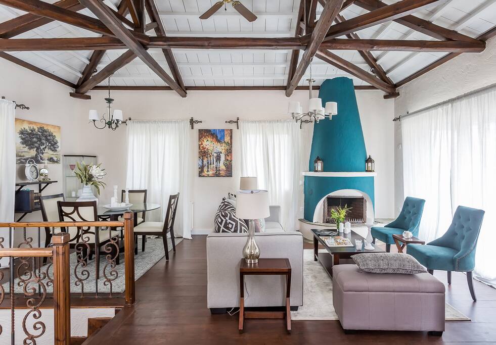 Living Room and Dining Room
