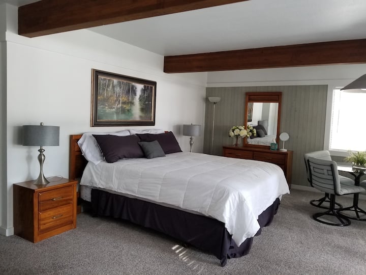Beautiful Condo, PRIVATE BEACH minutes to downtown