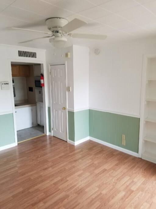 View of Bath and Kitchenette