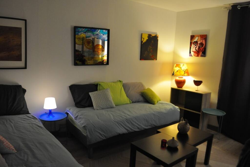 chambre salon appartement