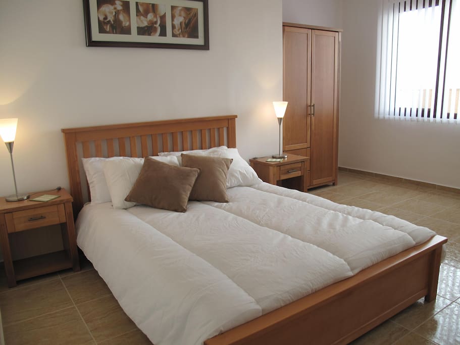 Spacious bedroom