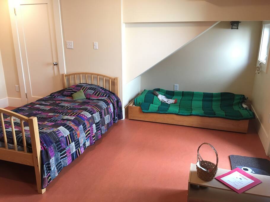 Two single beds
