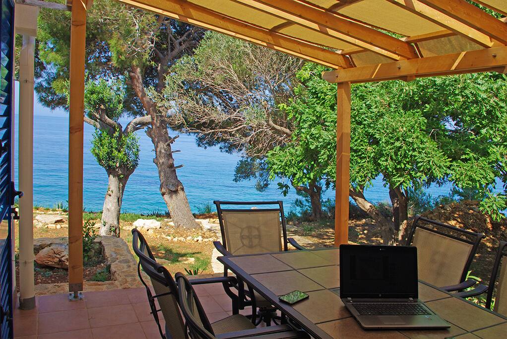 Terrace and sea view