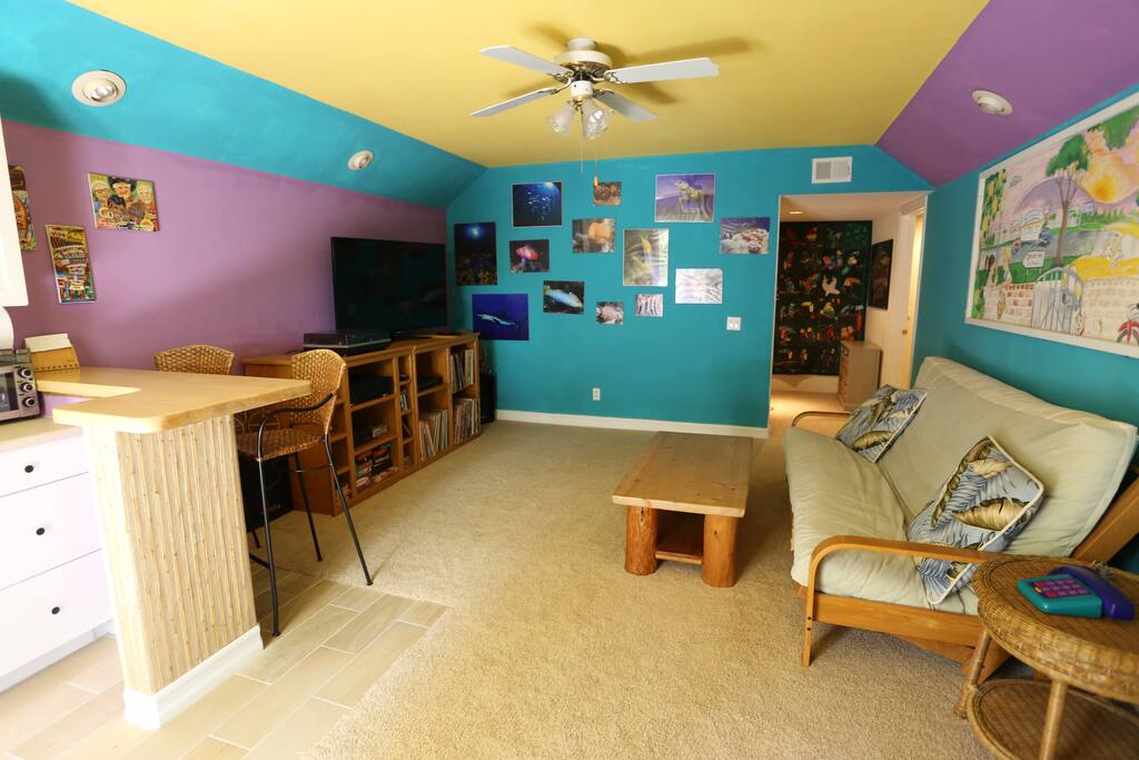 The living room