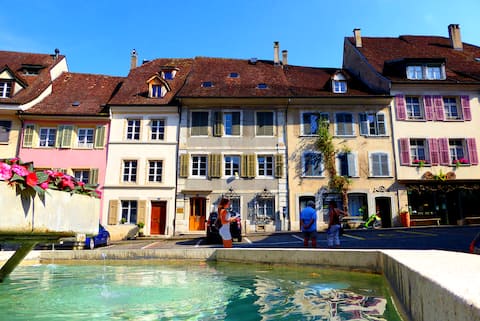 ⭐⭐⭐⭐⭐ Priv house in the old town 30 min from Basel