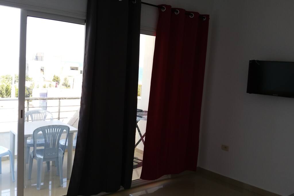 Salon et Balcon