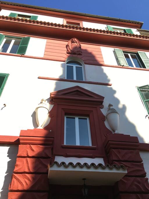 facciata del villino