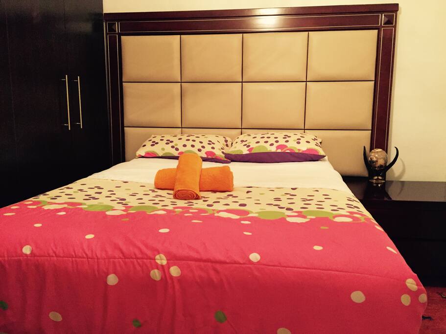 This photo shows the room .