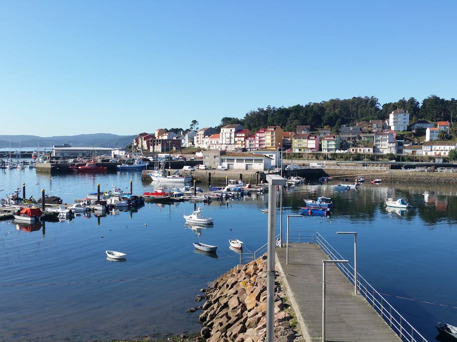 Vista del puerto desde el balcón