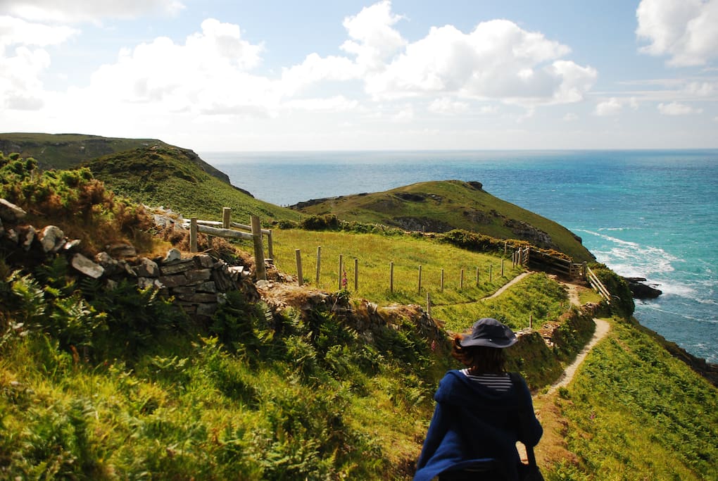 Coastpath from the cottage
