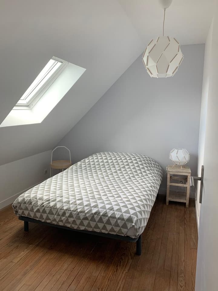 Chumba cha kulala "Pamba", ghorofa ya 2, kitanda cha watu 2, 140.