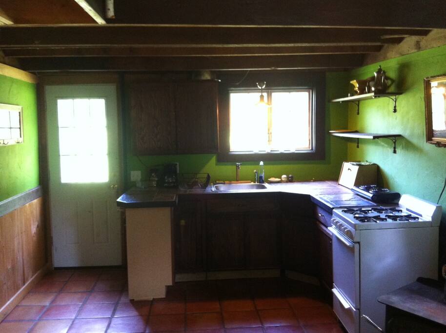 The kitchen.