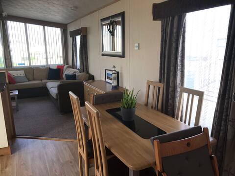 Modern static caravan in the heart of the Mournes