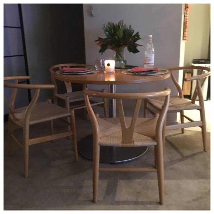 Dining area fit for 4 people