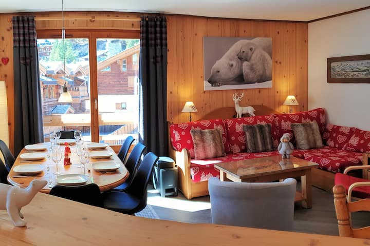 Val D'isère Appartement  8 Personnes Wifi Cheminée - Val-d'Isère