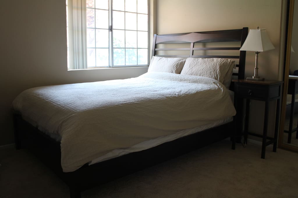 The third bedroom with a very comfortable queen bed.
