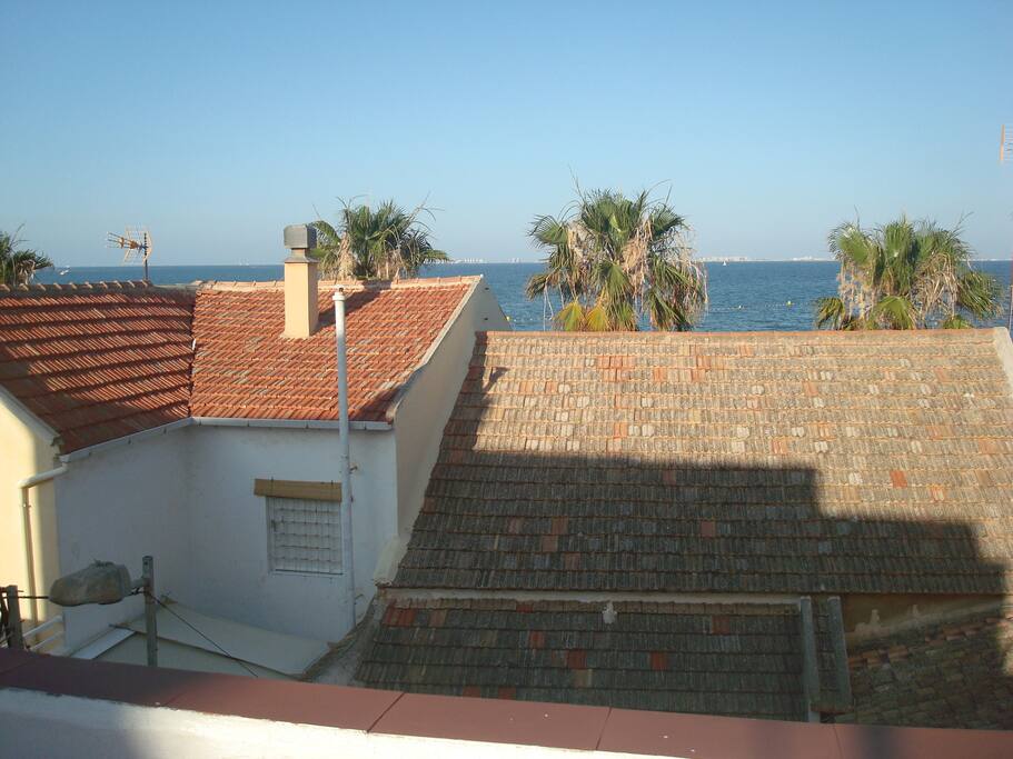 Vistas desde la terraza del apartamento